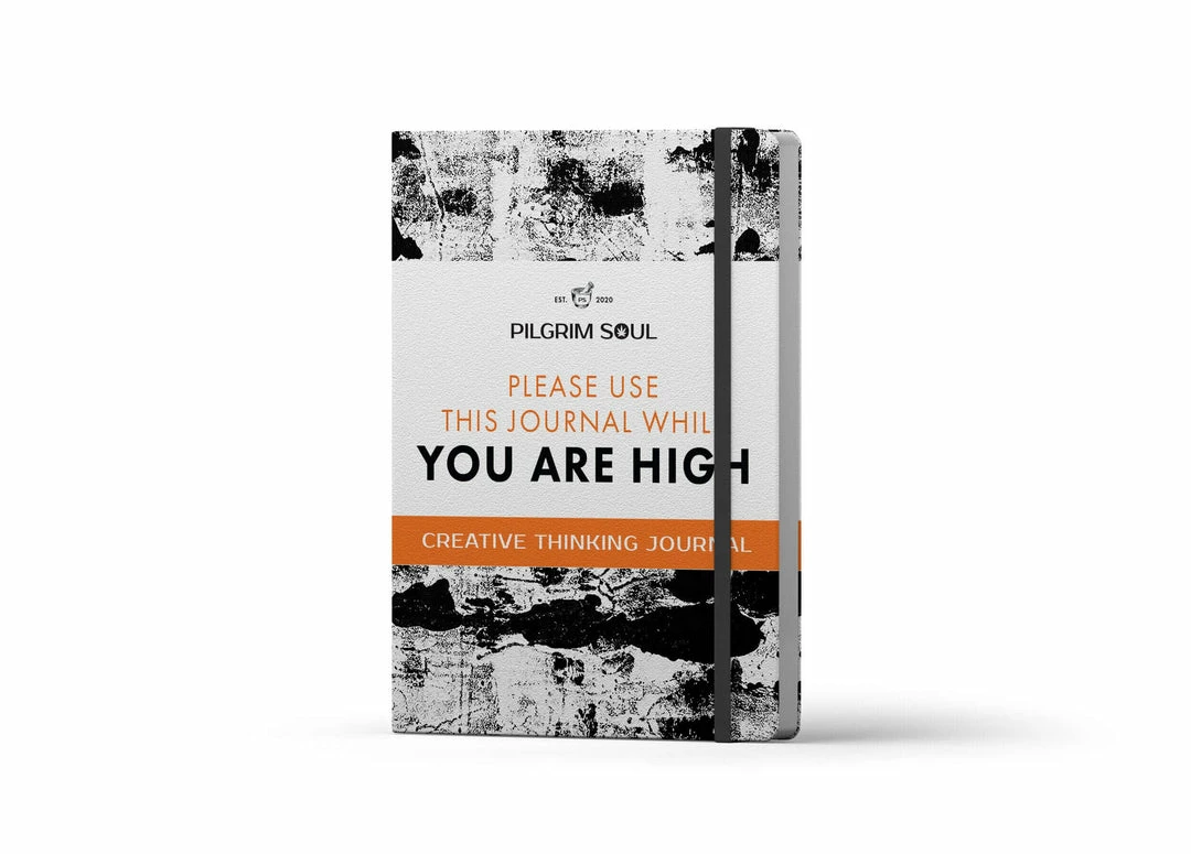 Promo 👏 Pilgrim Soul Creative Thinking Journal: Original "Use While High" Edition ⭐ 1 Pilgrim Soul Creative Thinking Journal: Original "Use While High" Edition