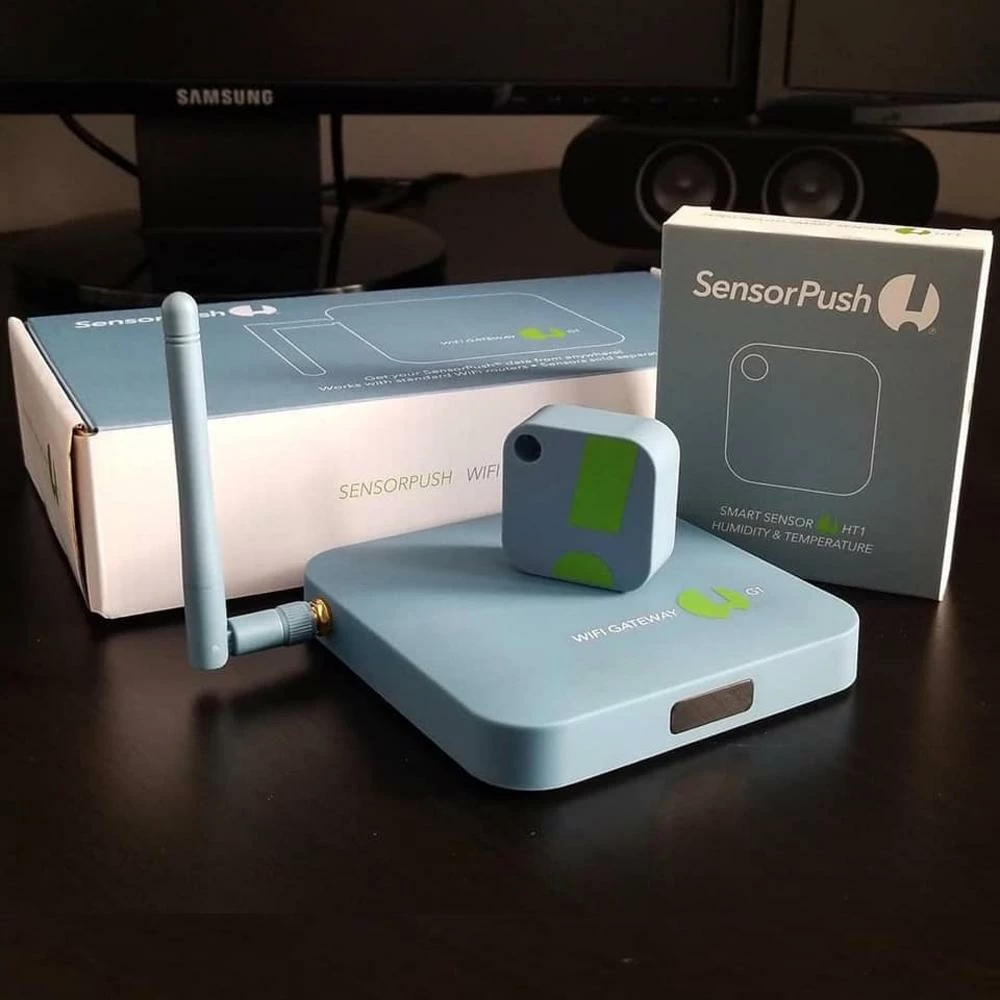 Deals ⭐ SensorPush G1 WiFi Gateway & HT1 Temperature Smart Sensor Set Your Grow Room 👍 3 SensorPush G1 WiFi Gateway & HT1 Temperature Smart Sensor Set Your Grow Room