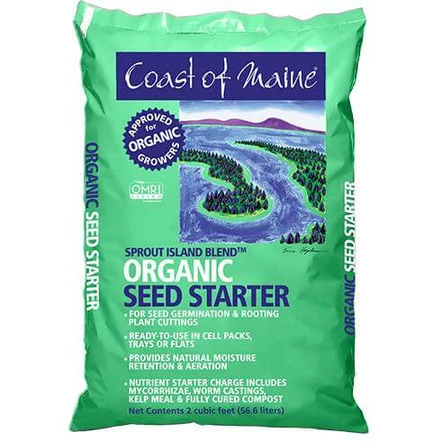 Hot Sale β Coast Of Maine | Organic Seed Starter Soil | 2 CF Bag Planting & Watering π 1 Coast Of Maine | Organic Seed Starter Soil | 2 CF Bag Planting & Watering