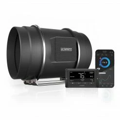 AC Infinity Cloudline T8 Inline Duct Fan W/ LCD Temp & Humidity Controller – 8 Inch