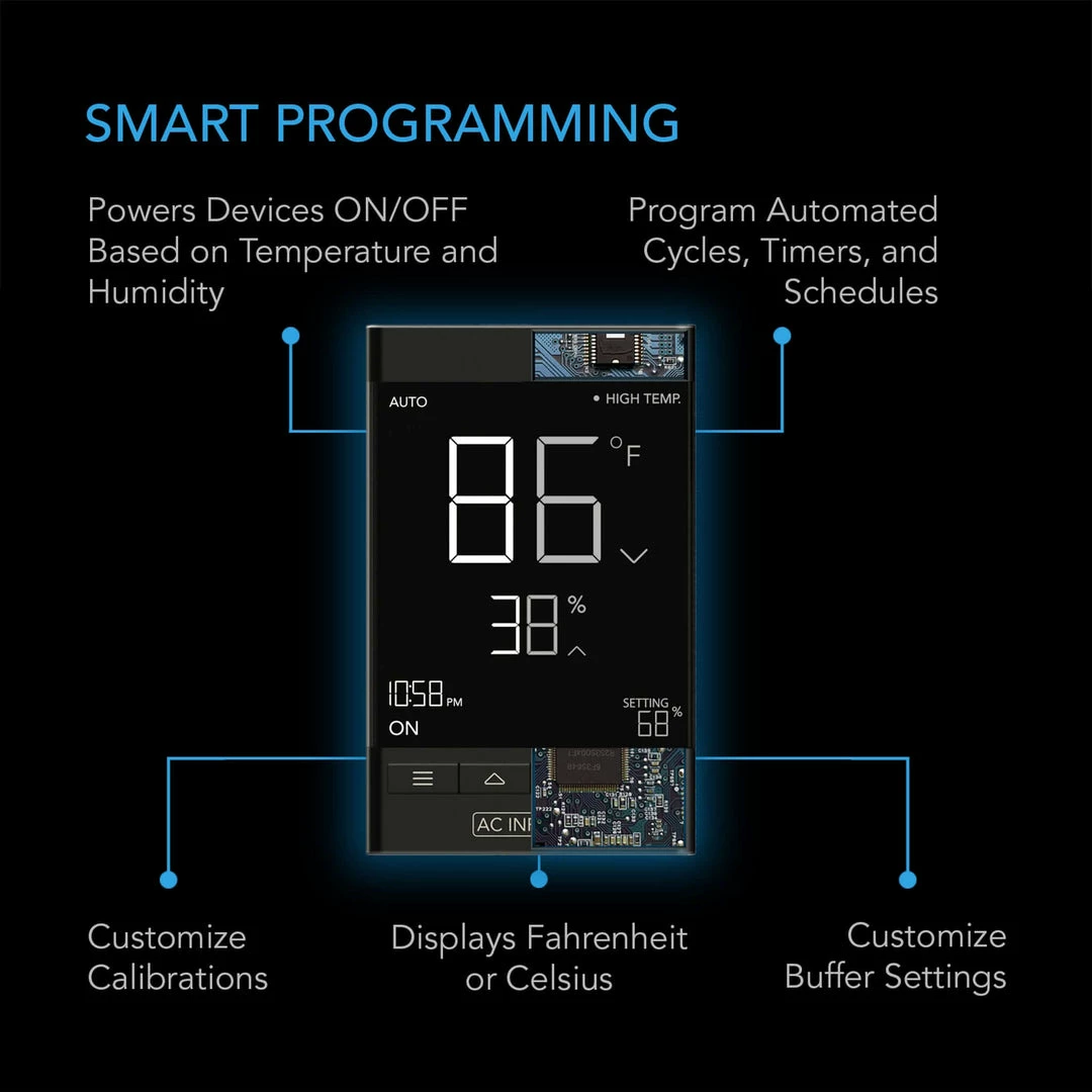 Best Sale 🔔 Your Grow Room AC Infinity | Temp & Humidity Outlet Controller | Controller 76 🎉 3 Your Grow Room AC Infinity | Temp & Humidity Outlet Controller | Controller 76