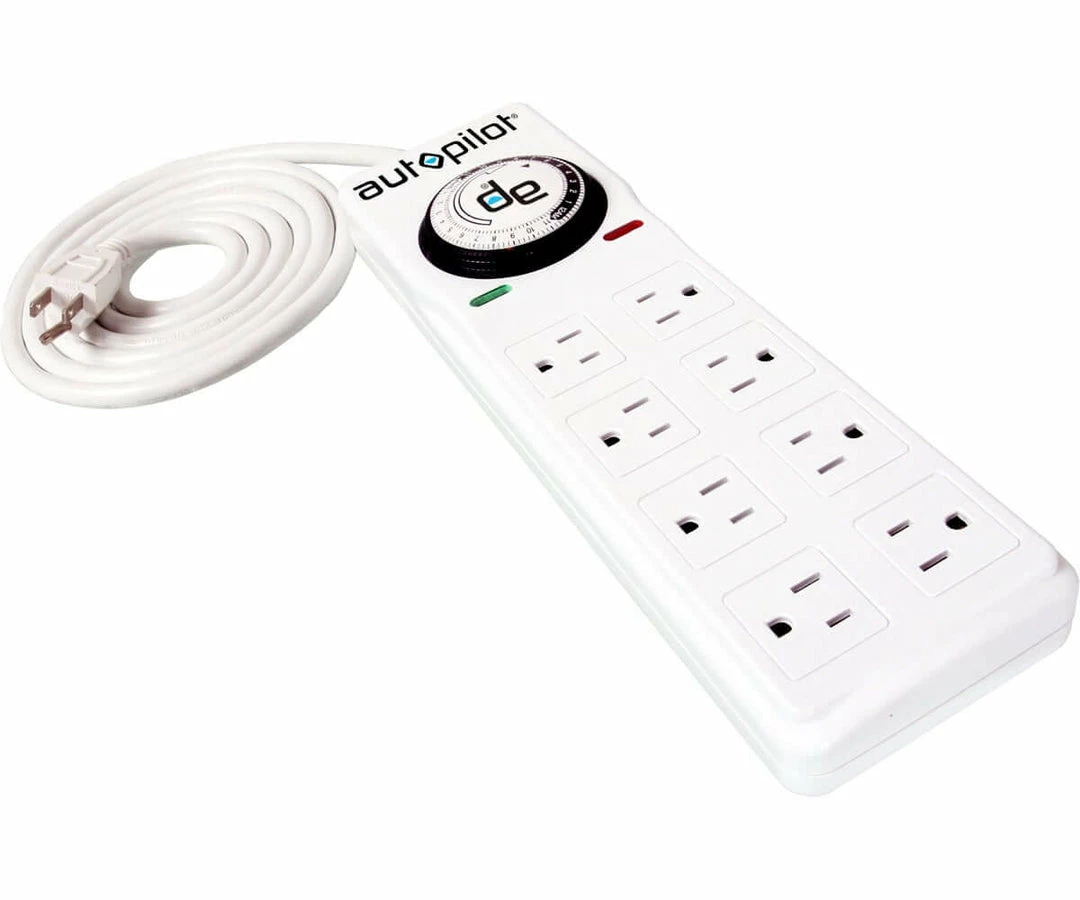 Discount ๐งจ Autopilot Surge Protector / Power Strip With Analog Grounded Timer โญ 1 Autopilot Surge Protector / Power Strip With Analog Grounded Timer