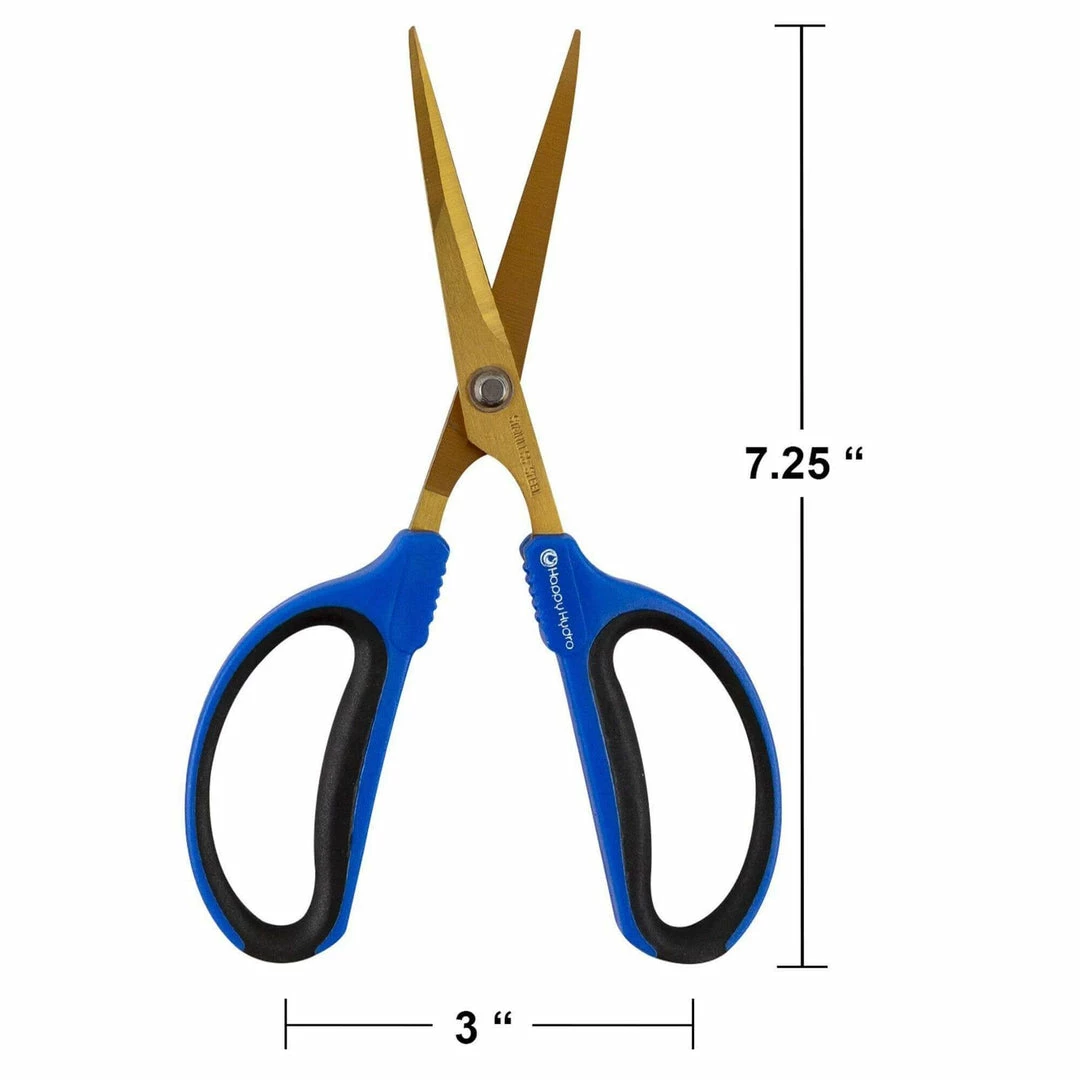 Hot Sale 😉 Happy Hydro 60mm Trimming Scissors - Titanium 🧥 Coated Blades Harvest & Essentials 🔔 5 Happy Hydro 60mm Trimming Scissors - Titanium Coated Blades Harvest & Essentials