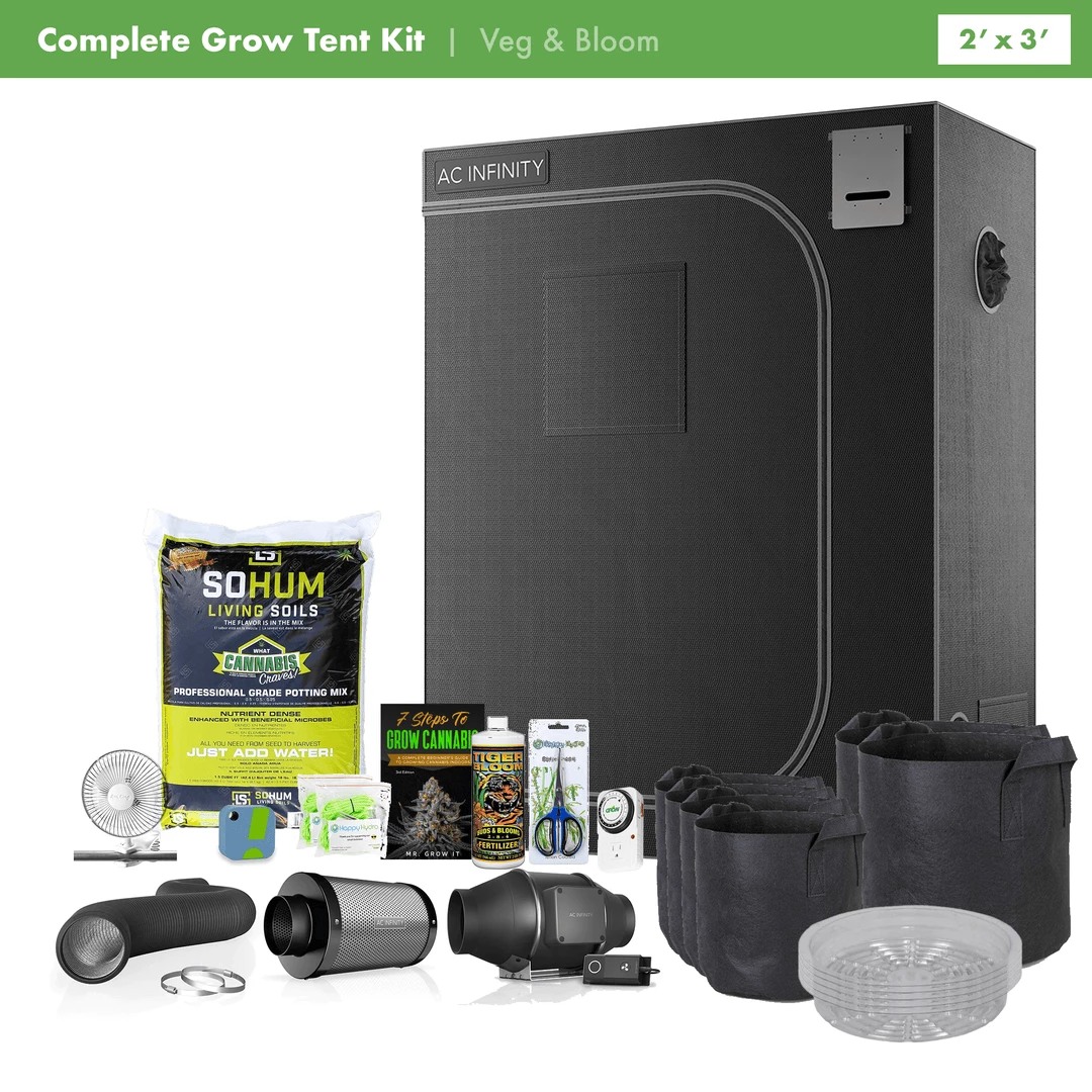 Buy 👏 Happy Hydro Grow Tent Kits Beginner Grow Tent Kit | Without The Light | 2’ X 3’ ⌛ 1 Happy Hydro Grow Tent Kits Beginner Grow Tent Kit | Without The Light | 2’ X 3’