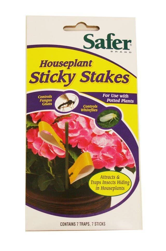 Cheap 🤩 Safer Houseplant Sticky Stakes 7-Pack Planting & Watering 🛒 1 Safer Houseplant Sticky Stakes 7-Pack Planting & Watering