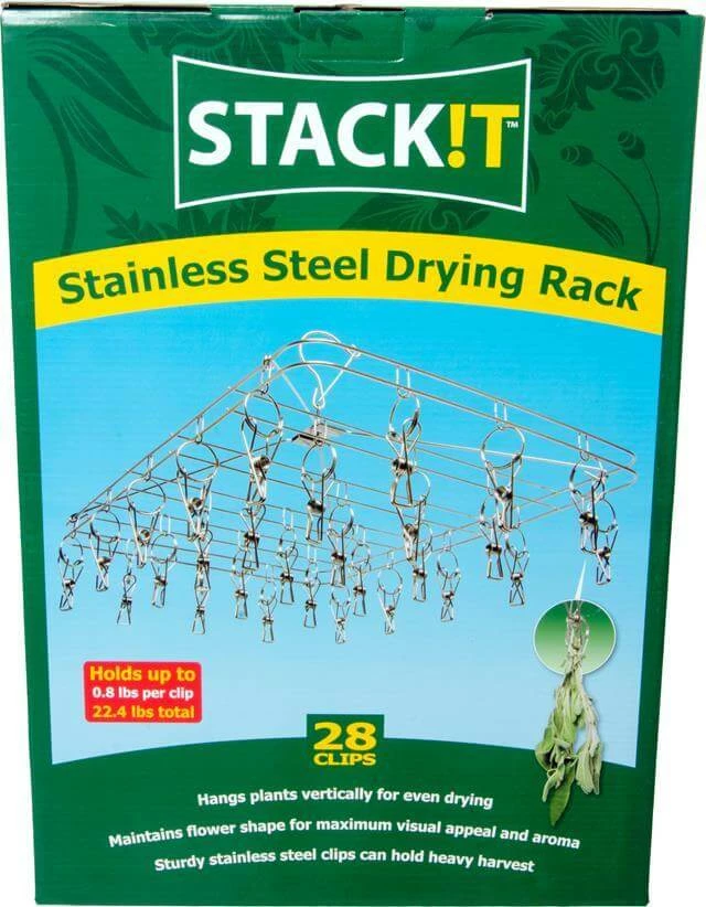 Best deal ⌛ Grow!T STACK!T Hanging Dry Rack W/28 Clips Harvest & Essentials 🎁 4 Grow!T STACK!T Hanging Dry Rack W/28 Clips Harvest & Essentials