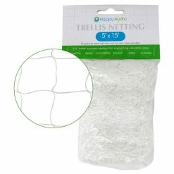 Happy Hydro Planting & Watering Trellis Netting For Indoor Or Outdoor Gardens - Multiple Sizes Inside!