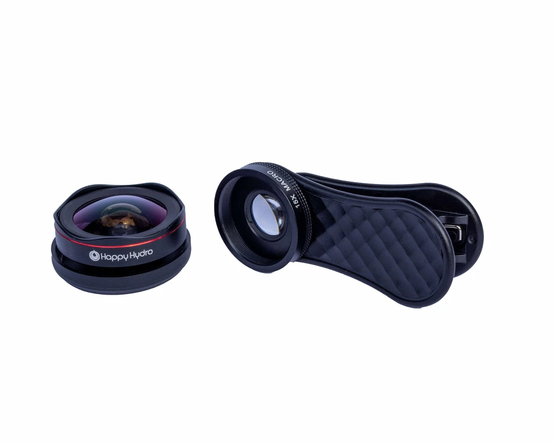 Promo 🎉 Happy Hydro Nug Shot Clip On Macro Lens Kit | Macro & Wide-Angle Lens! Harvest & Essentials ✔️ 1 Happy Hydro Nug Shot Clip On Macro Lens Kit | Macro & Wide-Angle Lens! Harvest & Essentials
