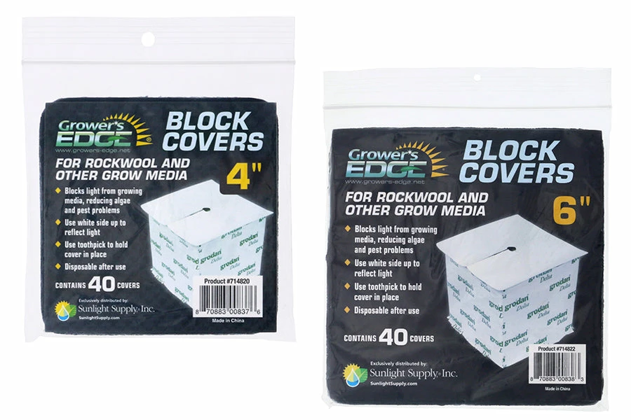 Flash Sale 🧨 Planting & Watering Grower's Edge | Block Covers | Rockwool & Grow Media ❤️ 3 Planting & Watering Grower's Edge | Block Covers | Rockwool & Grow Media