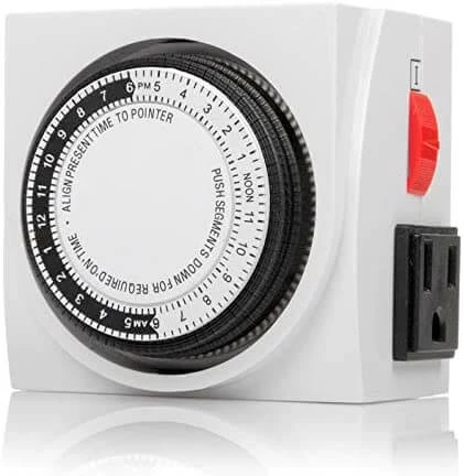 Outlet ⭐ Grow1 120V Dual Outlet Mechanical Timer Your Grow Room 👍 1 Grow1 120V Dual Outlet Mechanical Timer Your Grow Room