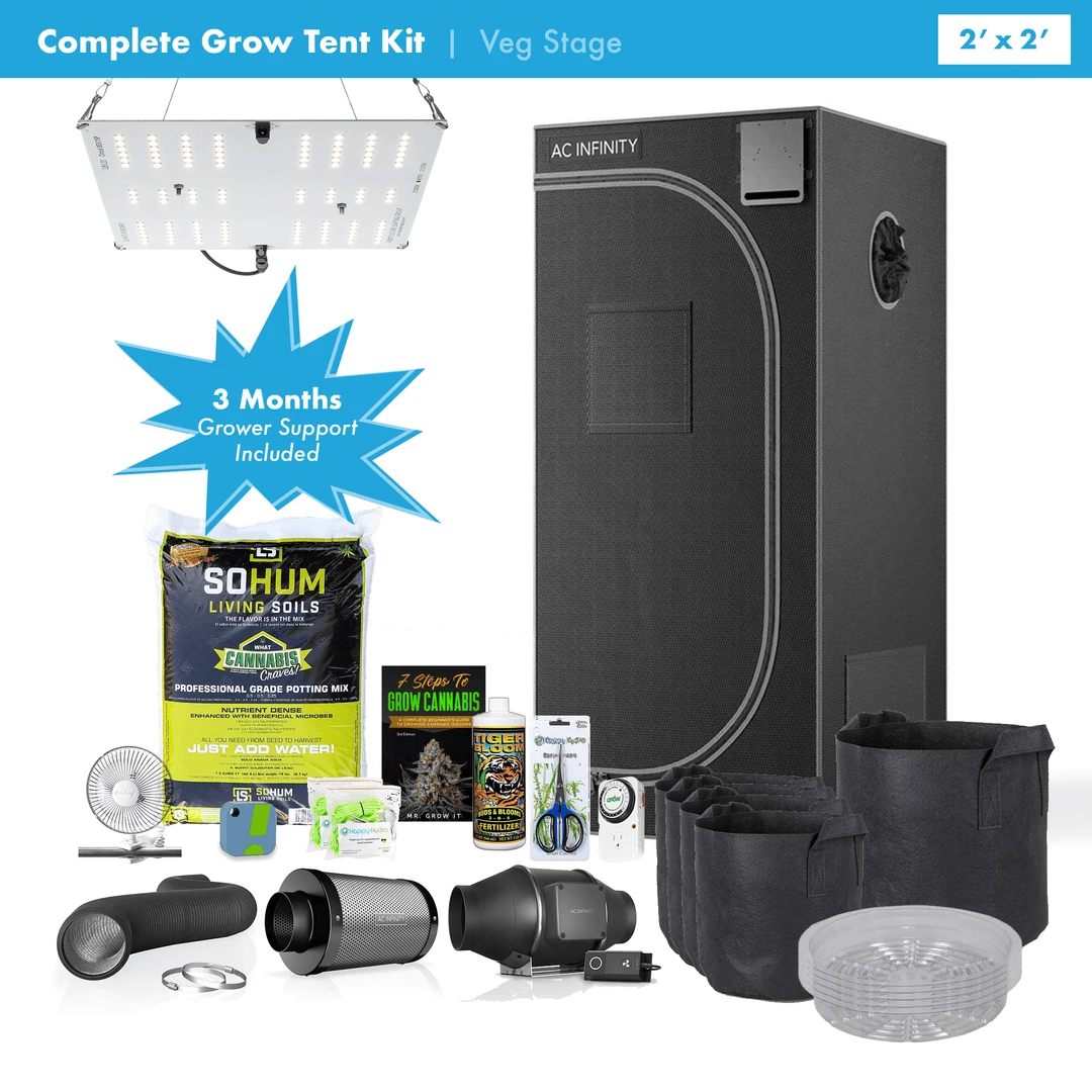 Best reviews of 💯 Happy Hydro Vegetation Stage Kits Beginner Complete Veg Grow Tent Kit | HLG 65 LED | 2’ X 2’ 🎉 1 Happy Hydro Vegetation Stage Kits Beginner Complete Veg Grow Tent Kit | HLG 65 LED | 2’ X 2’